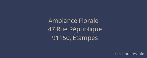 Ambiance Florale