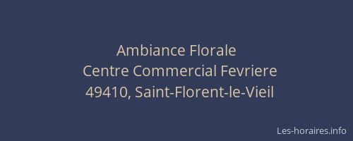 Ambiance Florale