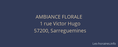 AMBIANCE FLORALE