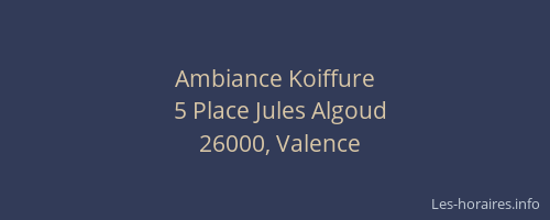 Ambiance Koiffure