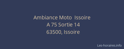 Ambiance Moto  Issoire