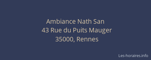 Ambiance Nath San