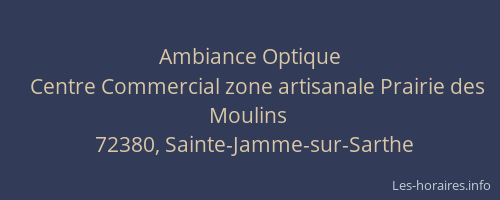 Ambiance Optique