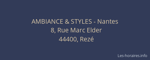 AMBIANCE & STYLES - Nantes