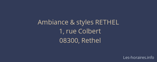 Ambiance & styles RETHEL