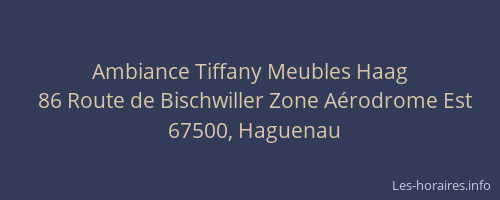 Ambiance Tiffany Meubles Haag