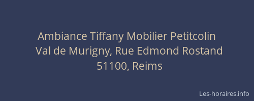 Ambiance Tiffany Mobilier Petitcolin