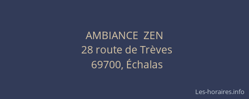 AMBIANCE  ZEN