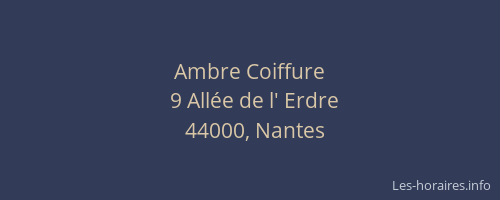 Ambre Coiffure