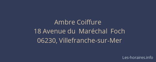 Ambre Coiffure