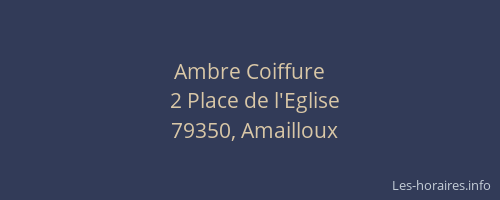 Ambre Coiffure