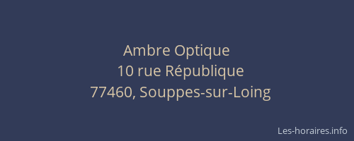Ambre Optique
