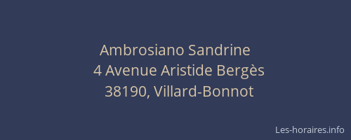 Ambrosiano Sandrine