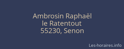 Ambrosin Raphaël