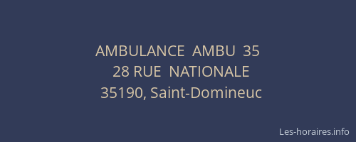 AMBULANCE  AMBU  35