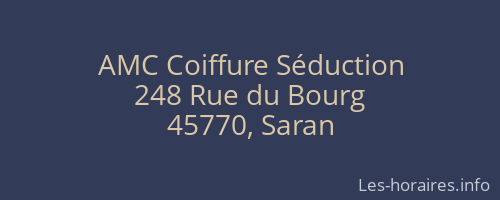 AMC Coiffure Séduction