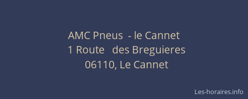 AMC Pneus  - le Cannet