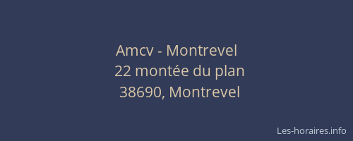 Amcv - Montrevel