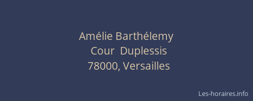 Amélie Barthélemy
