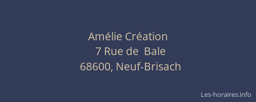 Amélie Création