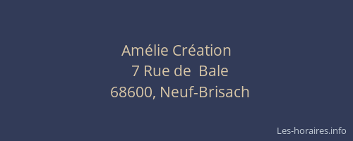 Am&eacute;lie Cr&eacute;ation