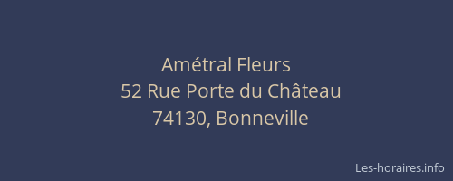 Am&eacute;tral Fleurs