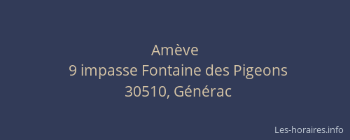 Am&egrave;ve