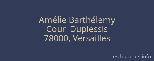 Amélie Barthélemy