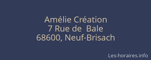 Amélie Création