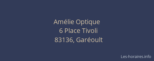 Amélie Optique
