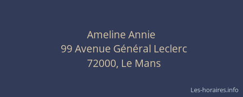Ameline Annie