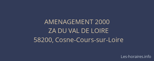 AMENAGEMENT 2000