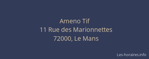 Ameno Tif