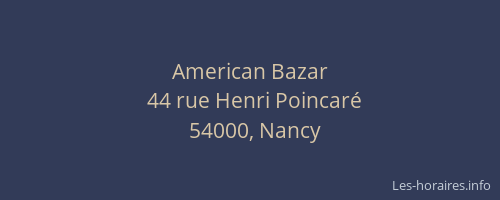 American Bazar