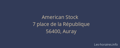 American Stock
