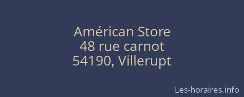 Américan Store