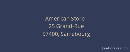 American Store