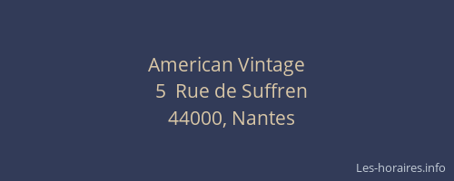American Vintage