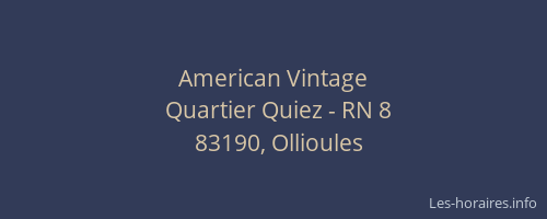 American Vintage