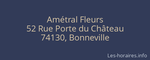 Amétral Fleurs