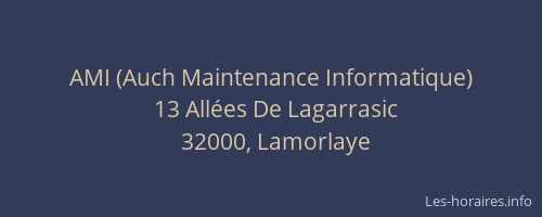 AMI (Auch Maintenance Informatique)