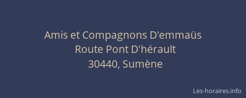 Amis et Compagnons D'emma&uuml;s