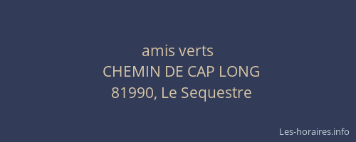amis verts