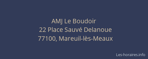 AMJ Le Boudoir