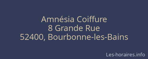 Amnésia Coiffure