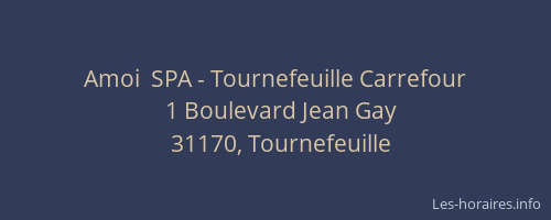 Amoi  SPA - Tournefeuille Carrefour