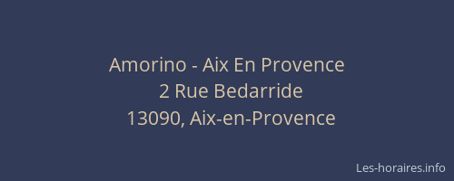 Amorino - Aix En Provence
