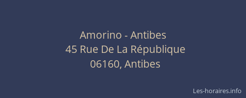 Amorino - Antibes