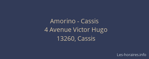 Amorino - Cassis