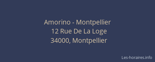 Amorino - Montpellier